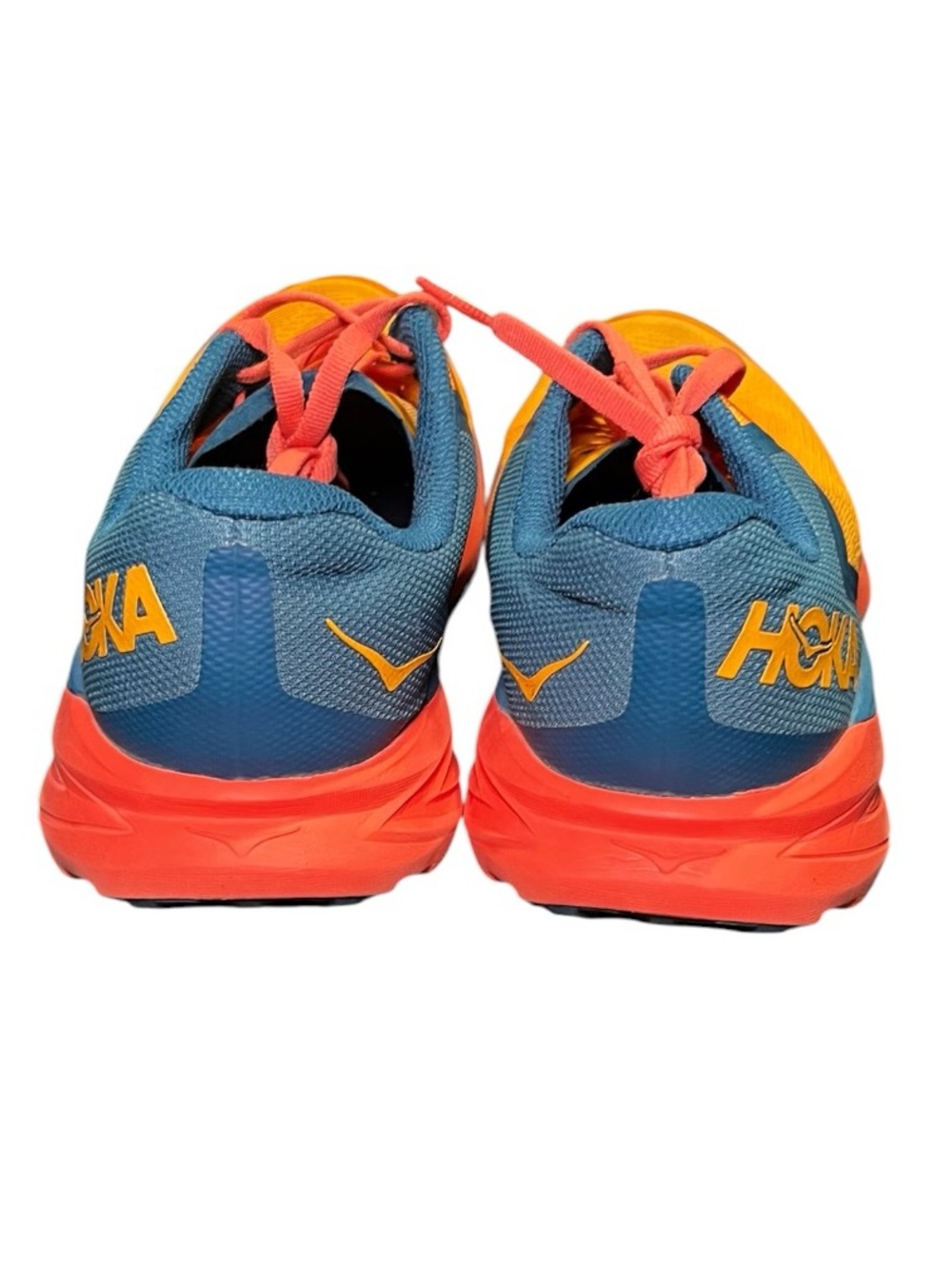 EUC Hoka One One Womens Zinal 1119400 RYCM Orange Running Shoes Size 7 - Picture 6 of 11